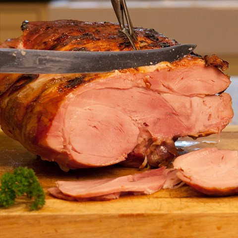 Sticky Christmas Gammon